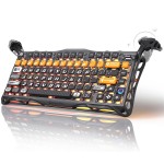 خرید کیبورد GravaStar Mercury K1 Pro - بی‌سیم - سوییچ مکانیکی خطی با قابلیت تعویض سریع - طرح CyberFlare